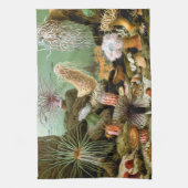 Zee Anemonen,  Marine Life Ocean Animals Theedoek (Verticaal)