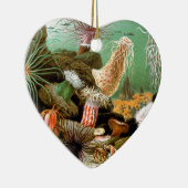 Zee anemonen onderwater keramisch ornament (Rechts)