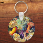 Zee Anemones Ernst Haeckel Fine Art Sleutelhanger (Voorkant)