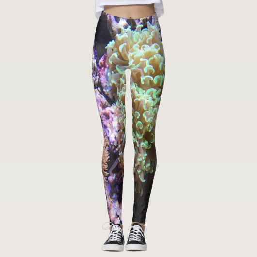 Zee Anemones Leggings (Voorkant)
