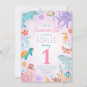 Zee Animals Birthday Party Invitation Kaart