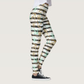 Zee-ankerpatroon Leggings (Rechts)