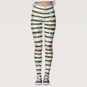 Zee-ankerpatroon Leggings