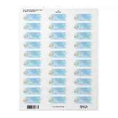 Zee Baby shower Adres label (Full Sheet)