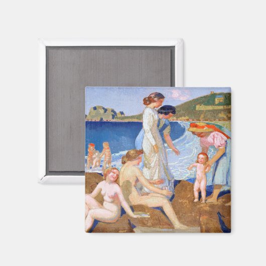 Zee baden, Maurice Denis Magneet (Voorkant / Achterkant)