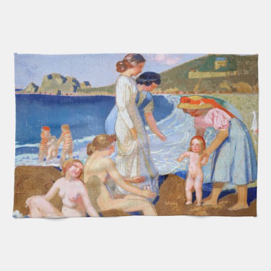 Zee Bathing, Maurice Denis Theedoek (Horizontaal)