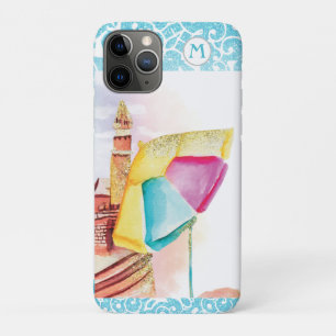 *~* Zee Beach Umbrella Sand Castle iPhone 11 Pro Hoesje