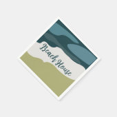 Zee Beach Verjaardag Servet (Hoek)