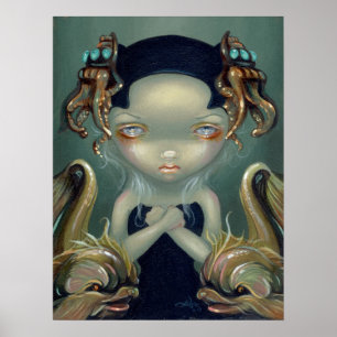 Zee Beasties I ART PRINT low-zee gothic