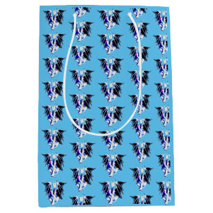 Zee Beest Draak Oceaan Leviathan Mythisch Blauw Medium Cadeauzakje