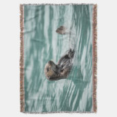 Zee bekijken otter deken (Voorkant Verticaal)