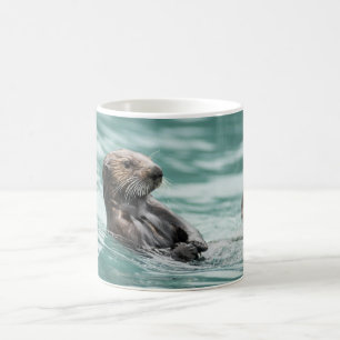 Zee bekijken otter koffiemok