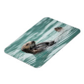 Zee bekijken otter magneet (Linkerzijde)