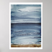 Zee bij Nightfall Poster (Voorkant)