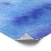 Zee bij zonsondergang poster (Hoek)