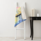 Zee bij zonsondergang sherpa deken (In situ)