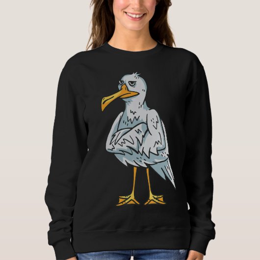 Zee Bird Angry Seagull Trui (Voorkant)