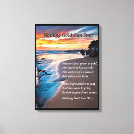 Zee blauw canvas afdruk