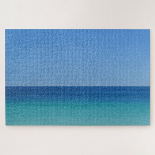 Zee blauw legpuzzel (Horizontaal)