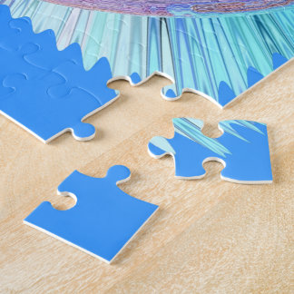 Zee Blauwe Curls Legpuzzel