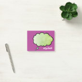 Zee Blue Talk Bubble Persoonlijke naam Post-it® Notes (Kantoor)