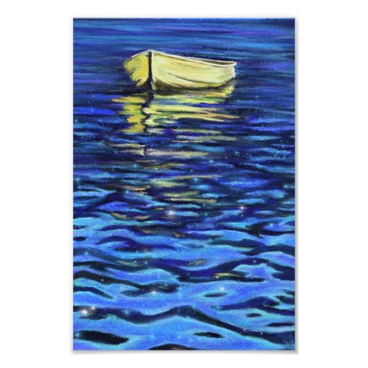 Zee Boot foto afdrukken Afdruk (Voorkant)