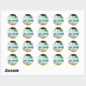 zee bries ronde sticker (Vel)