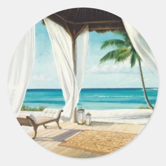 zee bries ronde sticker (Voorkant)