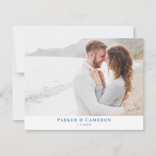 Zee Bright New Jersey Elegant Kaart Bestemming (Achterkant)