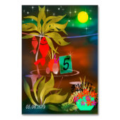 Zee café bar cocktail party night moo kaart (Voorkant)