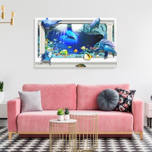 Zee Canvas Afdruk (Insitu (Woonkamer))