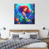Zee Canvas Afdruk (Insitu (Slaapkamer))