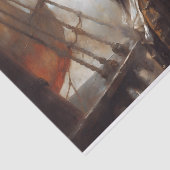 Zee Captain Portrait Decoupage Tissuepapier (Detail)