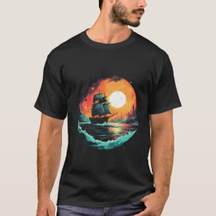 Zee Captain Sailing Sailboat Sailor T-shirt