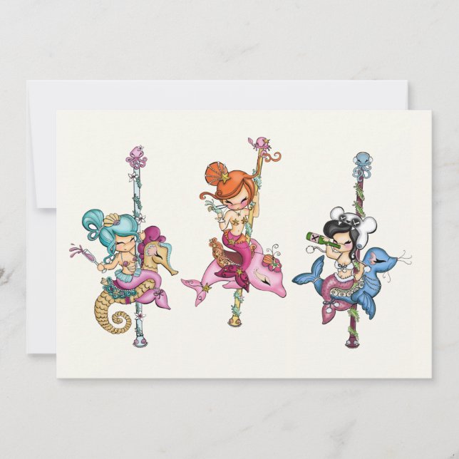 Zee CarrouselKaart (Voorkant)