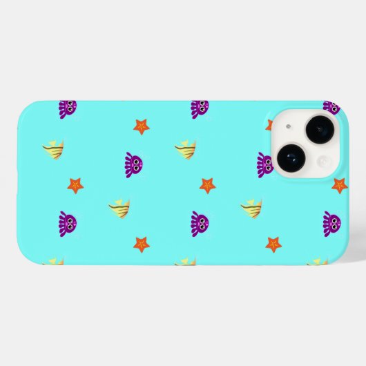 Zee Case-Mate iPhone Case (Achterkant (horizontaal))