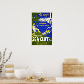 Zee Cliff New York  1939 Reis Poster (Keuken)
