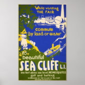  Zee Cliff New York reisposter Poster (Voorkant)