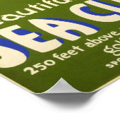  Zee Cliff New York reisposter Poster (Hoek)