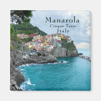 Zee Coast Cinque Terre Manarola Riomaggiore Italië Magneet