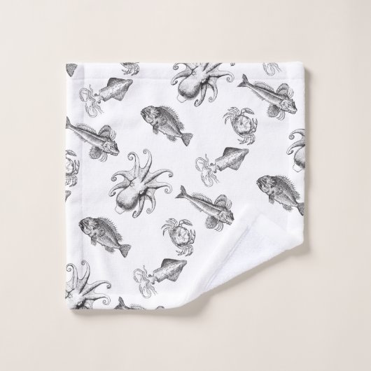 Zee Creaters Ocean Fantasy Bad Handdoek (Wasdoekje)