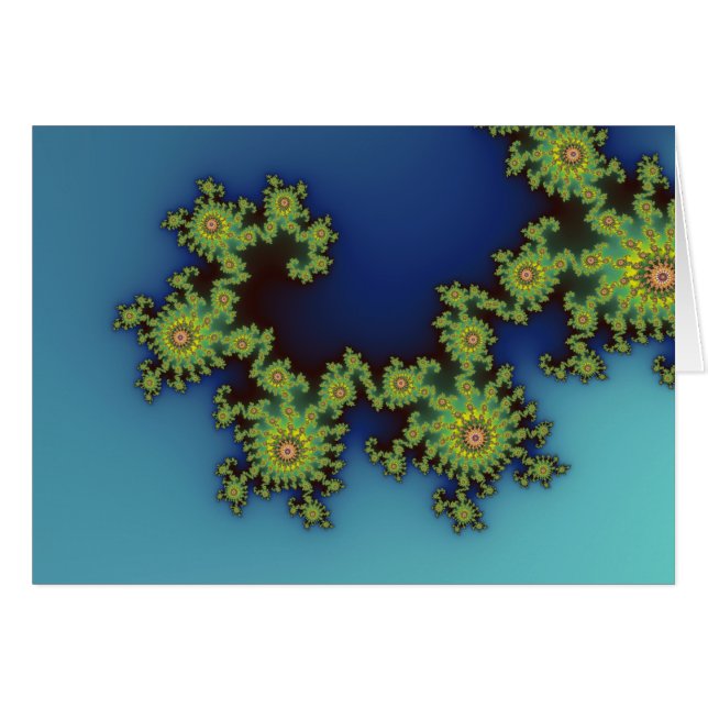 Zee creatinatie - fractale Kaart (Voorkant Horizontaal)
