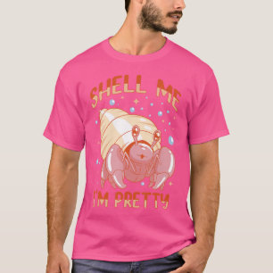 Zee Creature Seafood Shells Hermit Crab Lover T-shirt