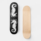Zee Creature Silhouette - Seapaarden Skateboard (Voorkant)