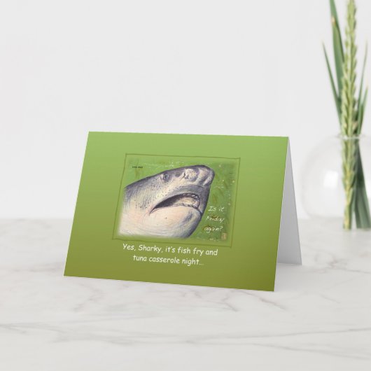 Zee Creatures "Is het alweer vrijdag?" vastentijd Kaart (Voorkant)