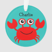 Zee creeert aangepaste monogram ornament (voorkant)