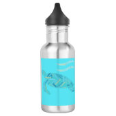 Zee creëert woordkunst waterfles  (Links)