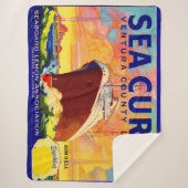 Zee-Cured merkcitroenen, op het etiket gedrukt Sherpa Deken (Voorkant)