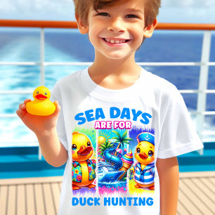 Zee dagen zijn voor eendenjacht cruise T-shirt