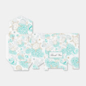 Zee De Liefde Strand Bruiloft Flat Bedankdoosjes (Uitgevouwen)